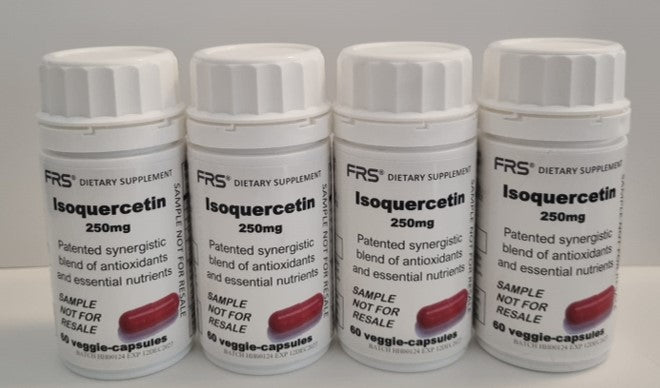 COMING SOON - NEW FORMULA WITH ISOQUERCETIN AND VITAMINS - 60 capsules per bottle