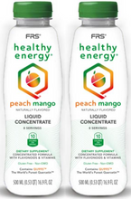 Load image into Gallery viewer, FRS Healthy Energy Peach Mango Concentrate Sample Pack ($10.99 with Discount Code)